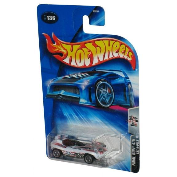 Hot Wheels Final Run 4/5 (2004) White Cat-A-Pult Toy Car #136