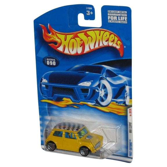 Hot Wheels First Editions 30/36 (2000) Yellow Mini Cooper Toy Car #090