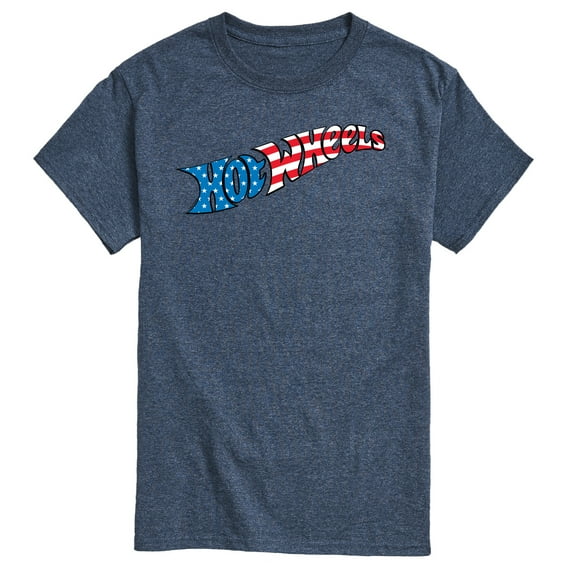 Hot Wheels - Flag Logo - Usa - Men's Short Sleeve T-Shirt