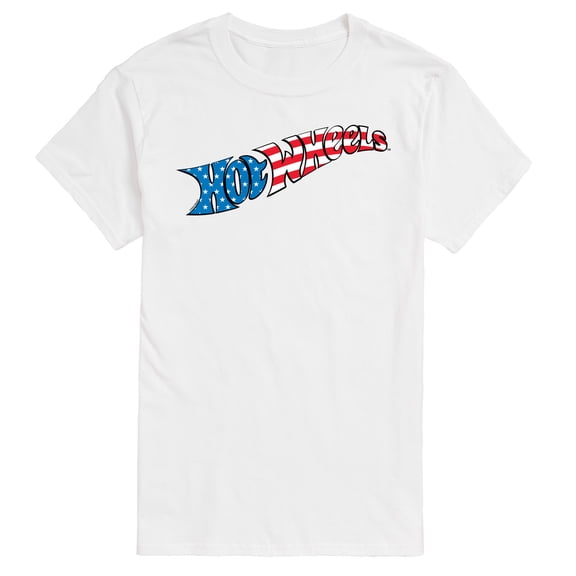 Hot Wheels - Flag Logo - Usa - Men's Short Sleeve T-Shirt