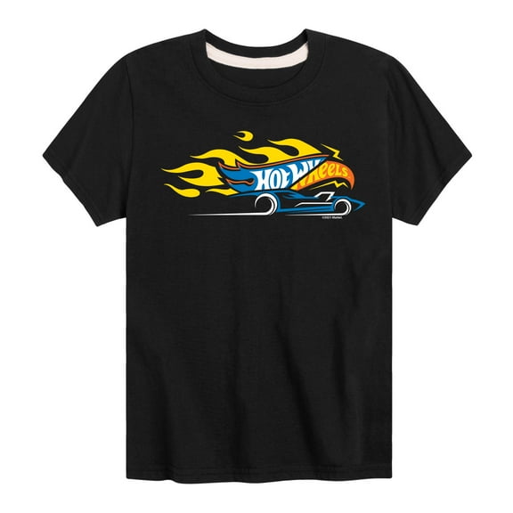 Hot Wheels - Flame Logo - Toddler And Youth Short Sleeve Graphic T-Shirt