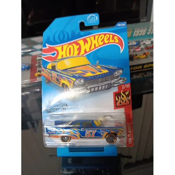 Hot Wheels Flames Series 1957 Plymouth Fury, New In Package