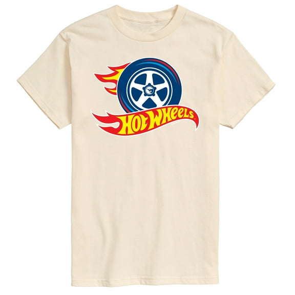 Hot Wheels - Flaming Tire Logo - Men's Short Sleeve T-Shirt