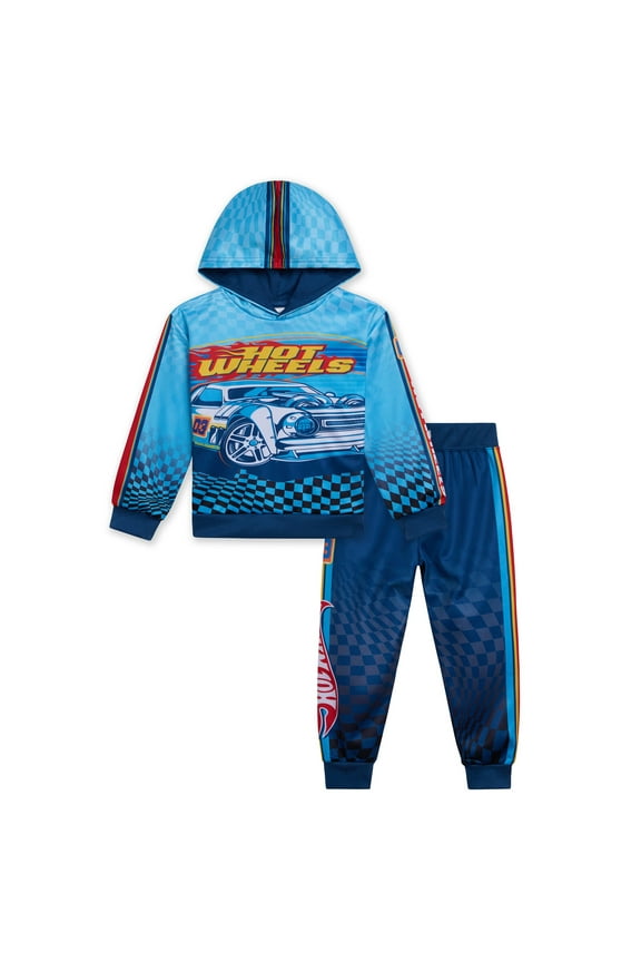 Fleece Pullover Hoodie and Jogger Pants Outfit Set Toddler to Big Kid