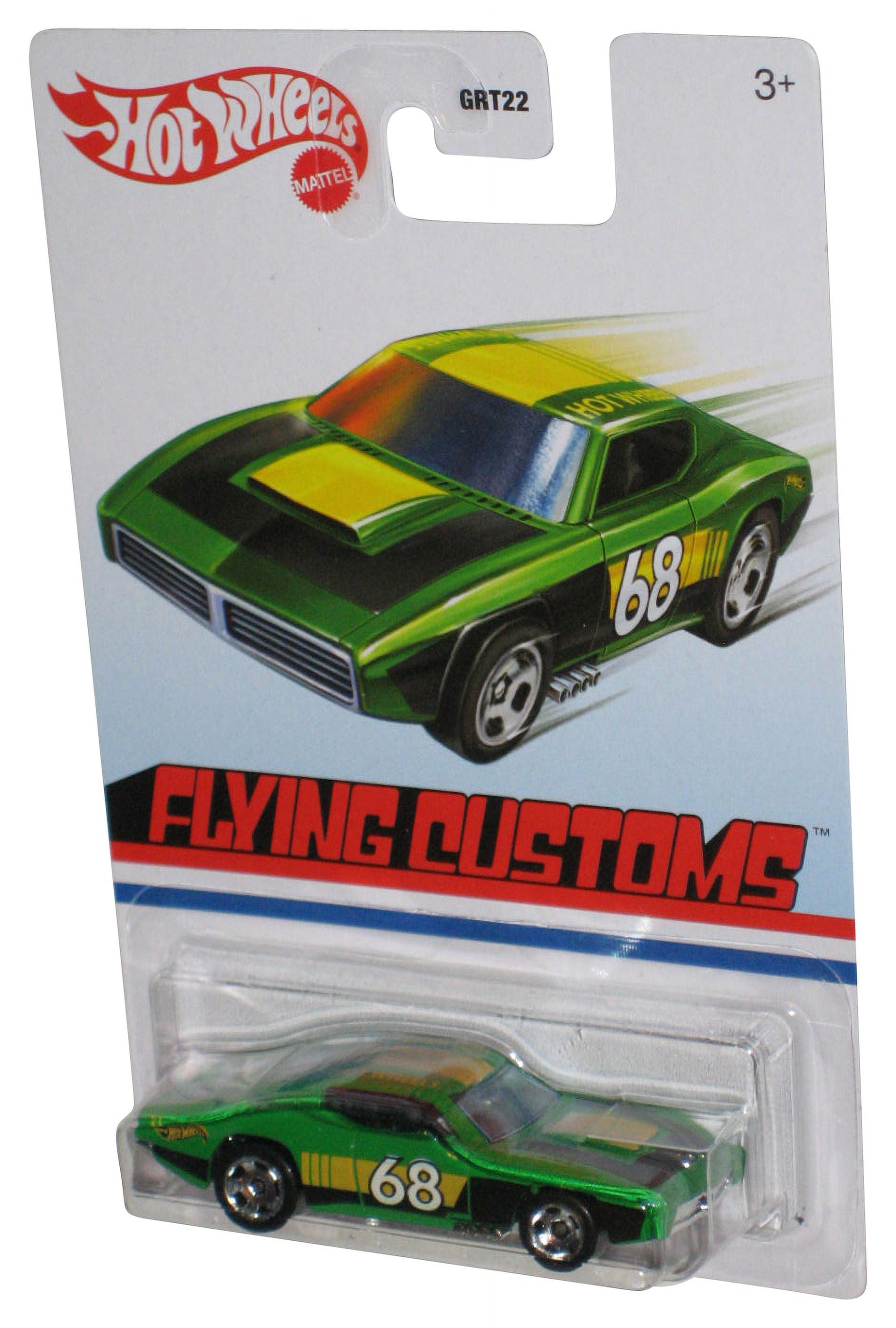 Hot Wheels Flying Customs (2021) Custom Otto Green Die-Cast Toy