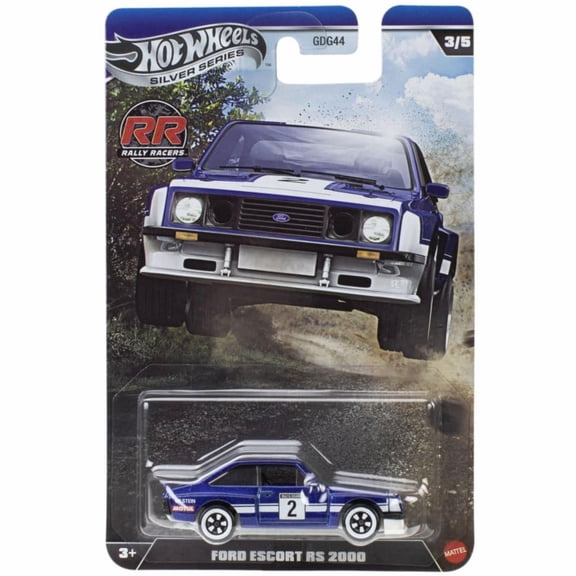 Hot Wheels Ford Escord RS 2000 Rally Racers Silver Series