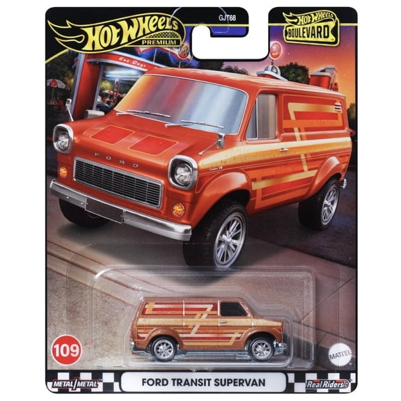 Hot Wheels Ford Transit Supervan Boulevard Premium