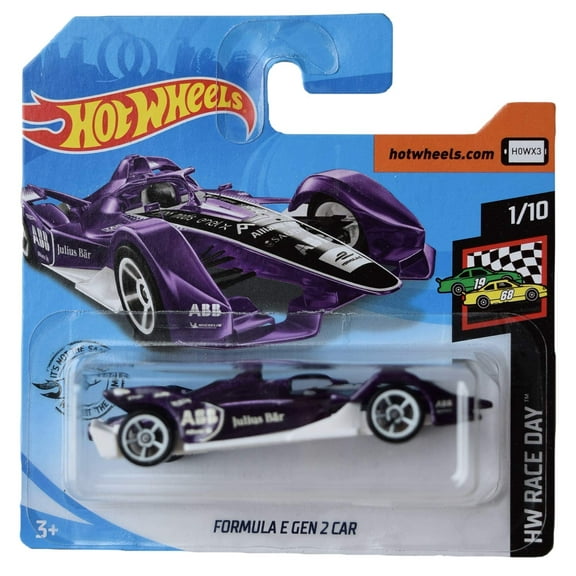 Hot Wheels Formula E Gen 2 Car, HW Race Day 1/10 short card