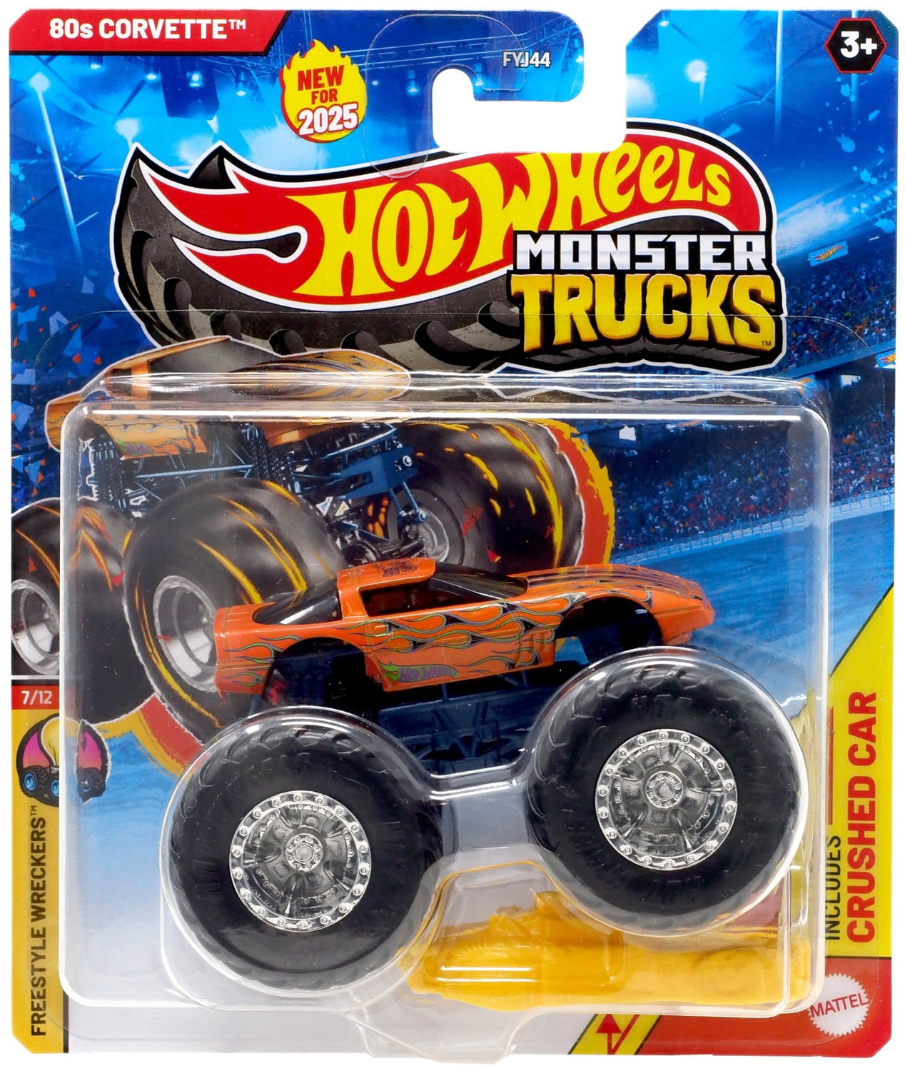 Hot Wheels Freestyle Wreckers 80s Corvette Diecast Car - Walmart.com