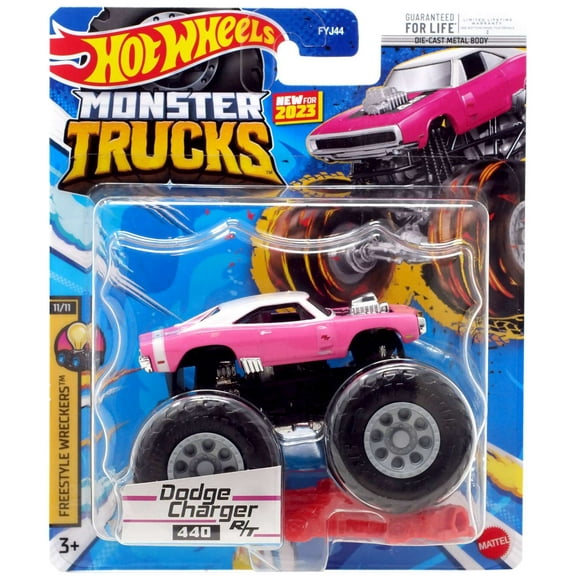 Hot Wheels Freestyle Wreckers Dodge CHarger 440 R/T Diecast Car