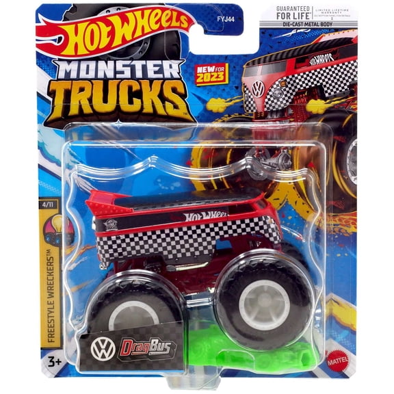 Hot Wheels Freestyle Wreckers DragBus Diecast Car