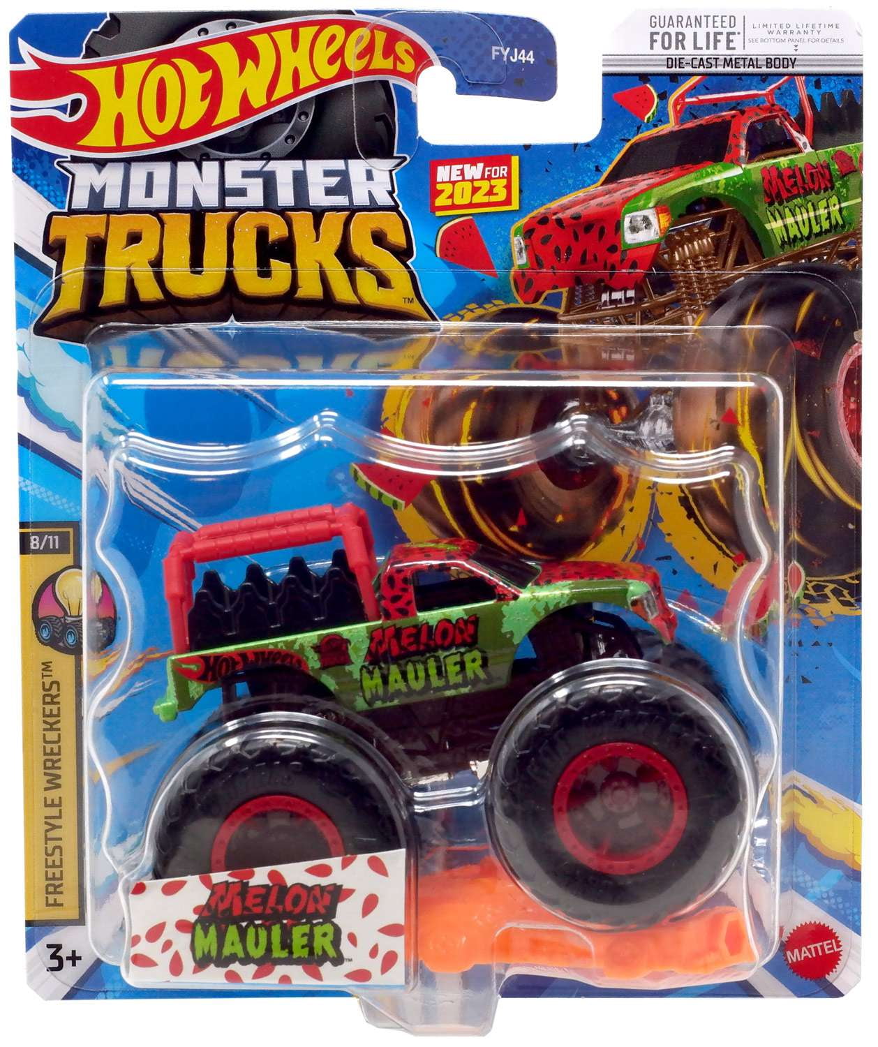 Miles Meat Truck カーズ　ミニカー ニモ Hot Wheels Freestyle Wreckers Melon Mauler Diecast Car - Walmart.com