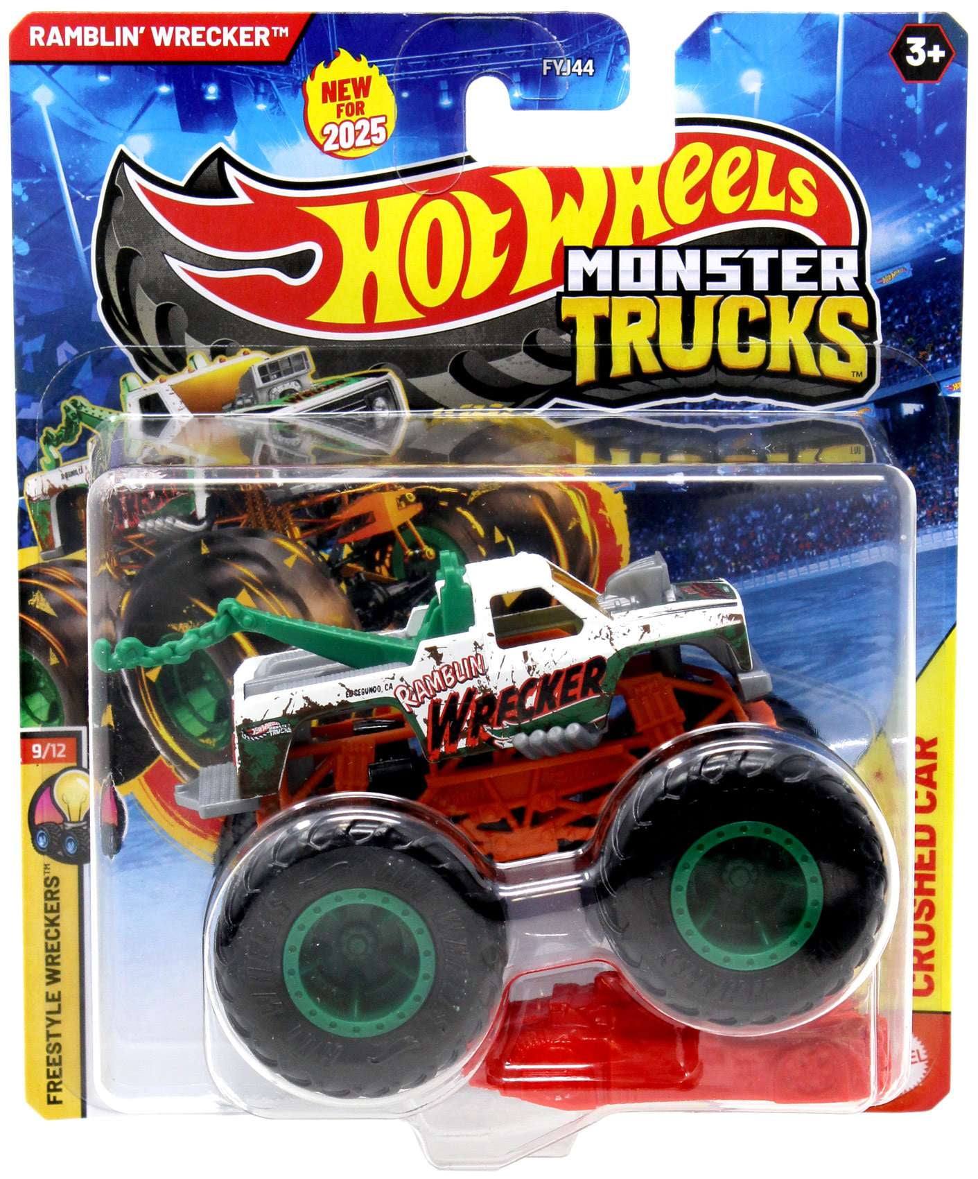 Hot Wheels Freestyle Wreckers Ramblin' Wrecker Diecast Car