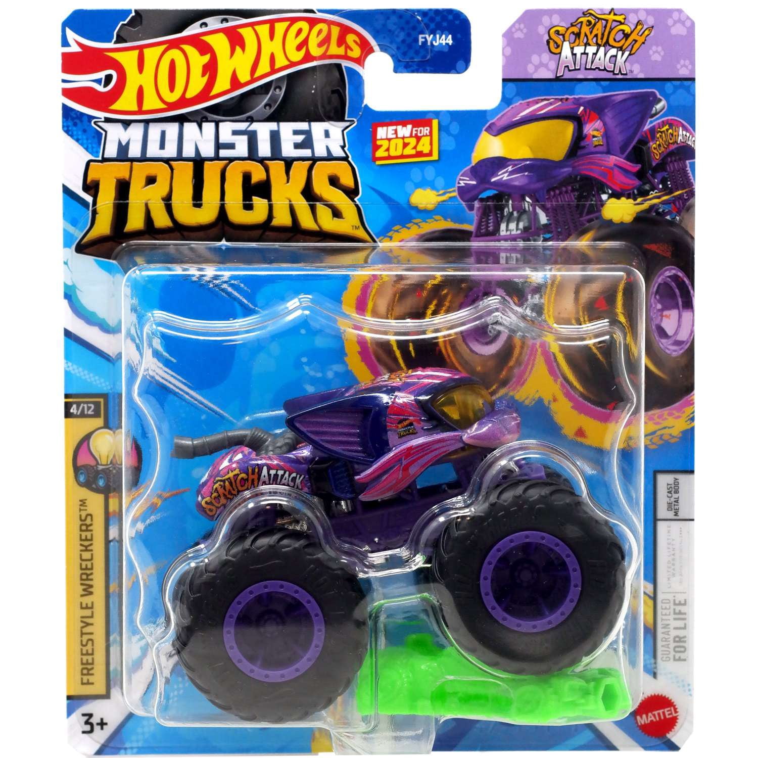 Hot Wheels Freestyle Wreckers Scratch Attack Diecast Car - Walmart.com