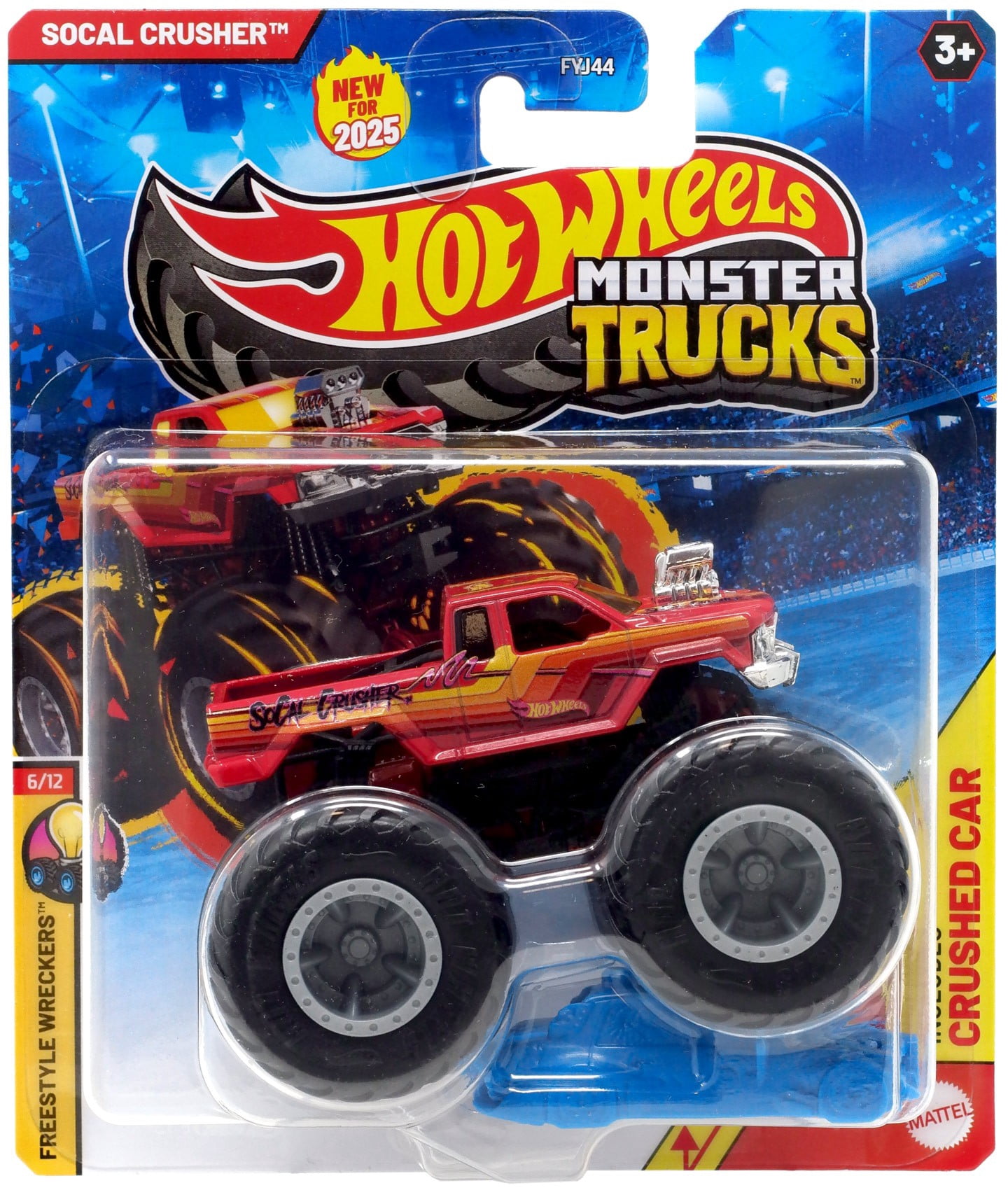 Hot Wheels Freestyle Wreckers Socal Crusher Diecast Car - Walmart.com