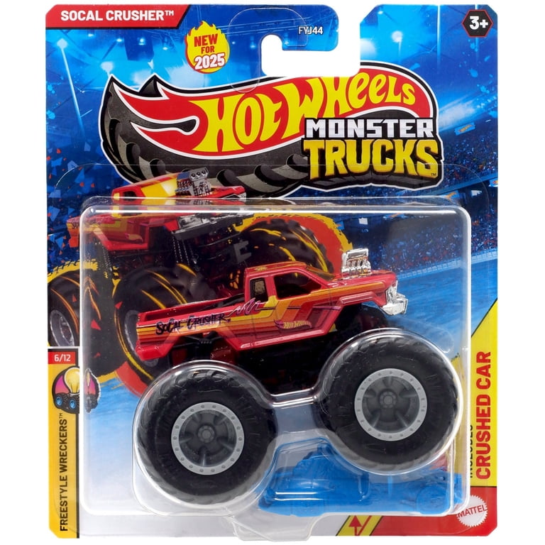 Hot Wheels Freestyle Wreckers Socal Crusher Diecast Car - Walmart.com