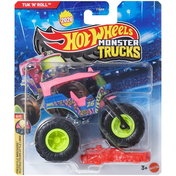 Hot Wheels Freestyle Wreckers Tuk 'N' Roll Diecast Car