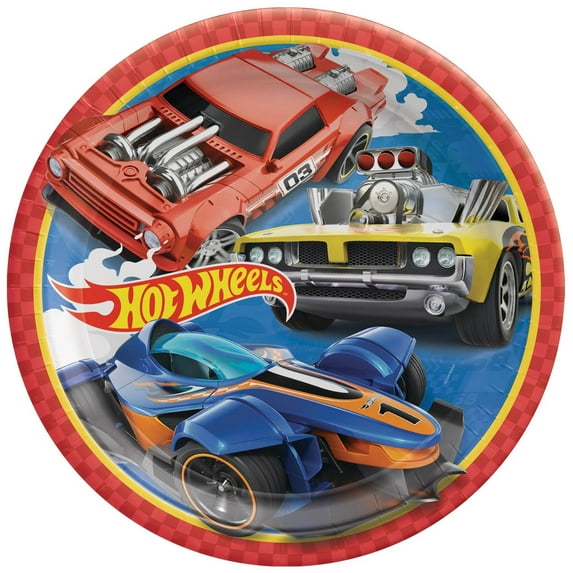 Hot Wheels 'Full Throttle' Large Paper Plates (8ct)