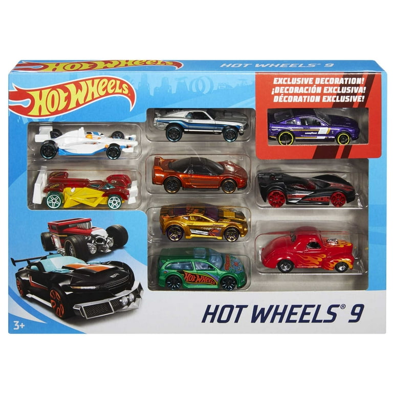 Hot Wheels Set of 20 Toy Cars & Trucks in 1:64 Scale, Collectible Vehicles  (Styles May Vary)