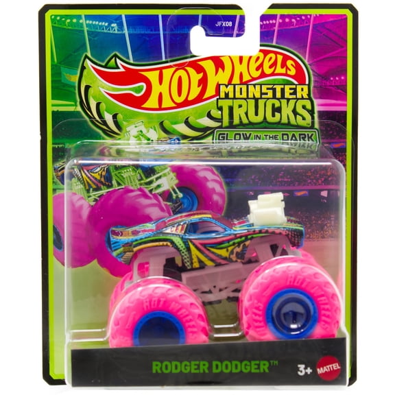 Hot Wheels Glow in the Dark Rodger Dodger Diecast Car (2026)