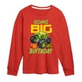 thumbnail image 1 of Hot Wheels - Going Big For My Birthday - Toddler And Youth Long Sleeve Graphic T-Shirt, 1 of 4