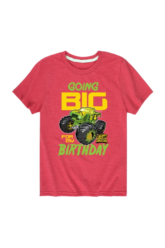- Going Big For My Birthday - Toddler And Youth Short Sleeve Graphic T-Shirt