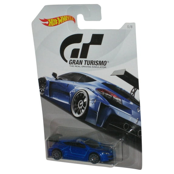 Hot Wheels Gran Turismo (2017) Mattel Blue Renault Megane Trophy Toy Car 5/8