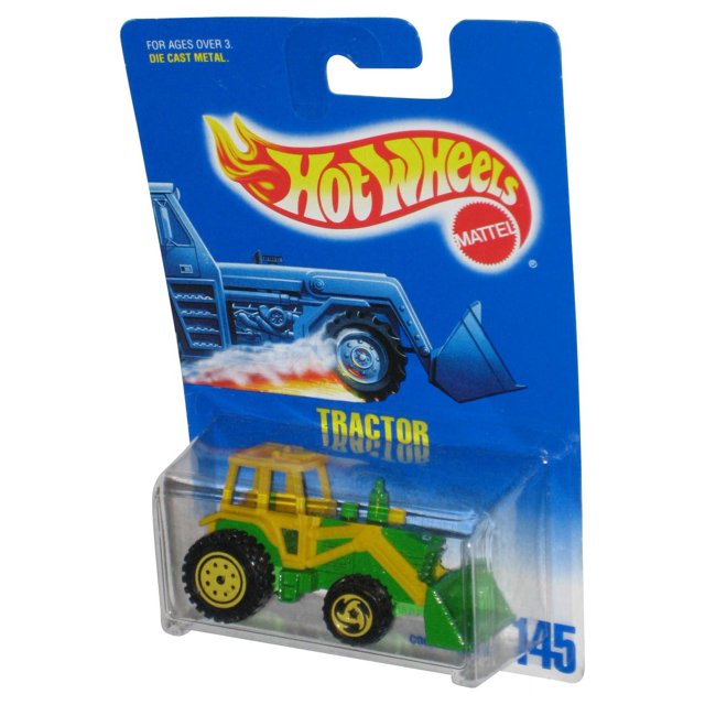 Hot Wheels Green & Yellow Tractor (1991) DieCast Metal Construction