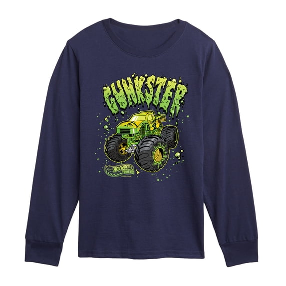 Hot Wheels - Gunkster - Youth Boys Long Sleeve Graphic T-Shirt