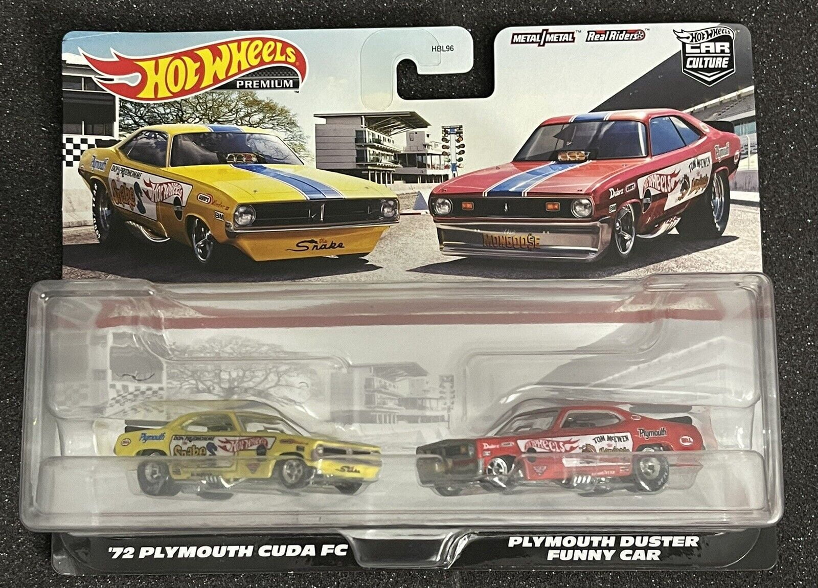 Hot Wheels HFF2 Premium Diecast Model Vehicles, Classic Muscle '72