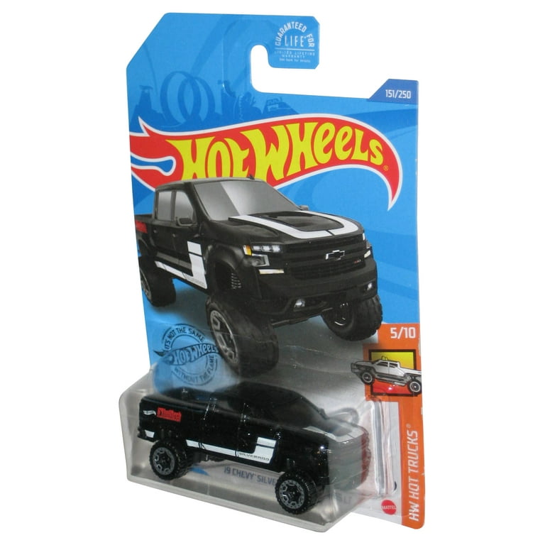 ファッション特集 5/10 HW Wheels Hot (2017) Trail Silverado Chevy '19 Black PCソフト
