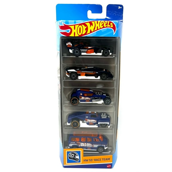 Hot Wheels HW 55 Race Team, 5 Pack