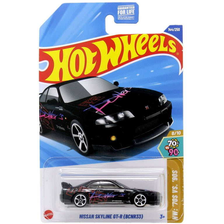 ミニカー Hot Wheels NISSAN SKYLINE GT-R (BCNR33) Hot Wheels Godzilla Nissan Skyline GT-R BCNR33 (White) 2024