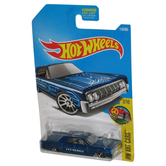 Hot Wheels HW Art 2/10 (2015) Blue '64 Lincoln Continental Toy Car 110/365