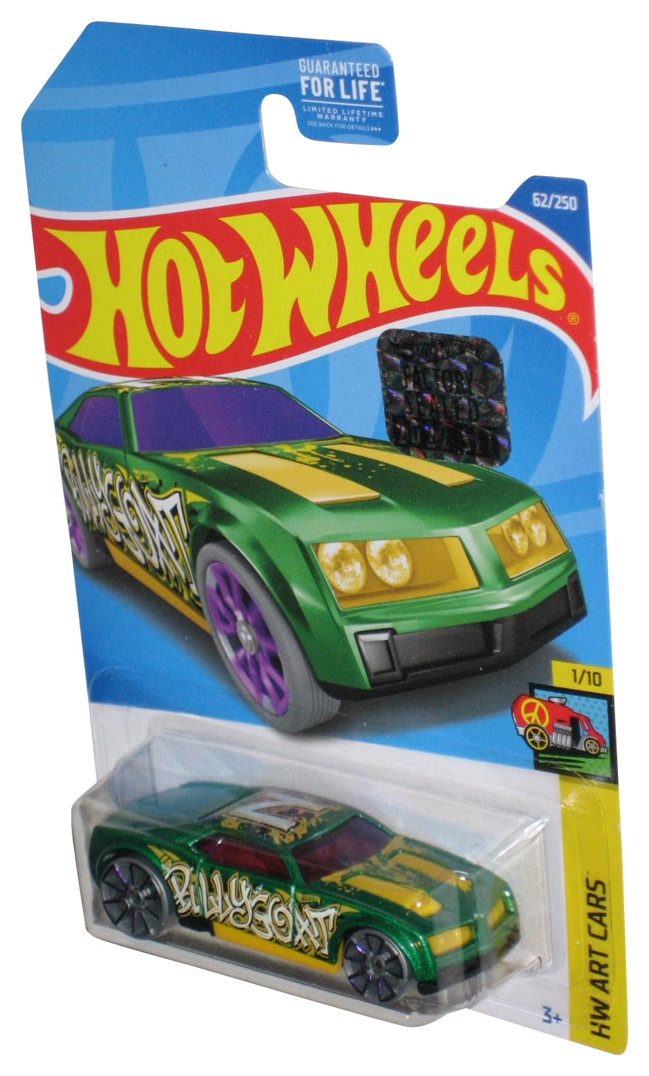 Hot Wheels HW Art (2021) Green Die-Cast Bully Goat Toy Car