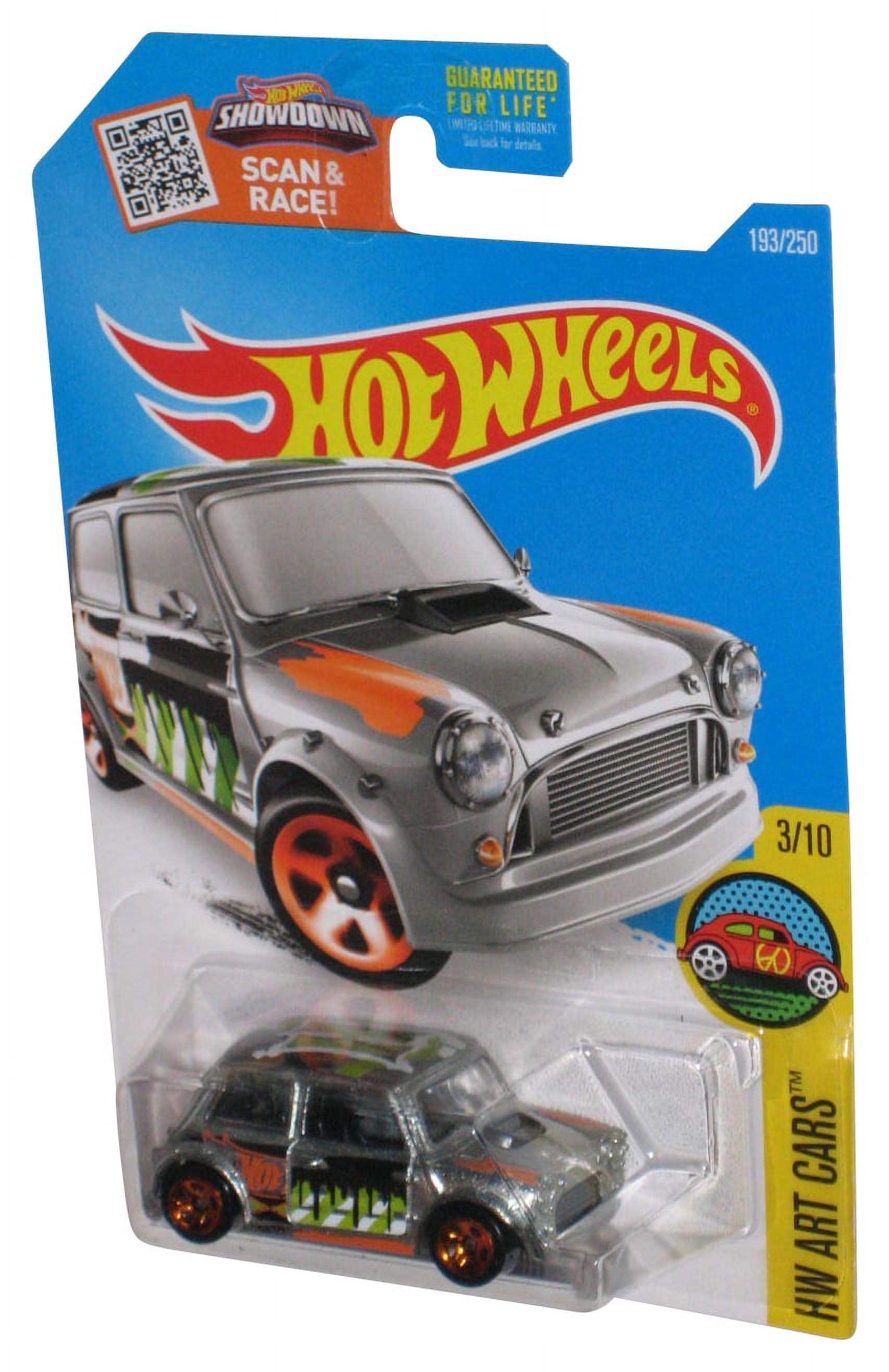 Hot Wheels HW Art 3 10 2015 Silver Morris Mini Toy Car 193 250 Walmart