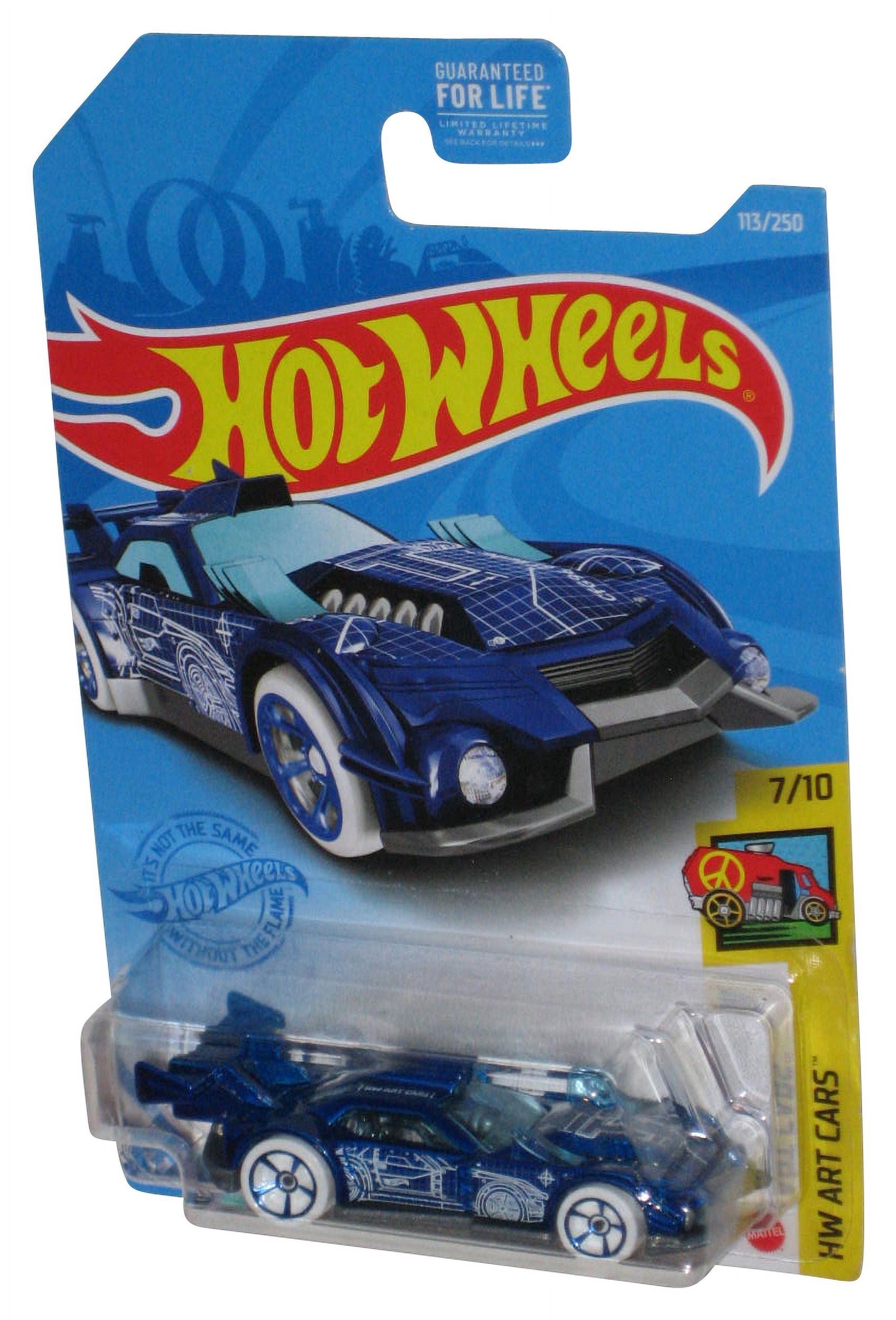 ホットウィール ⑧ ⑩ Hot Wheels HW Art 7/10 (2020) Blue GT Hunter Die-Cast Toy Car 113