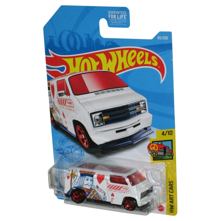 Hot Wheels HW Art Cars 4/10 (2020) White Custom '77 Dodge