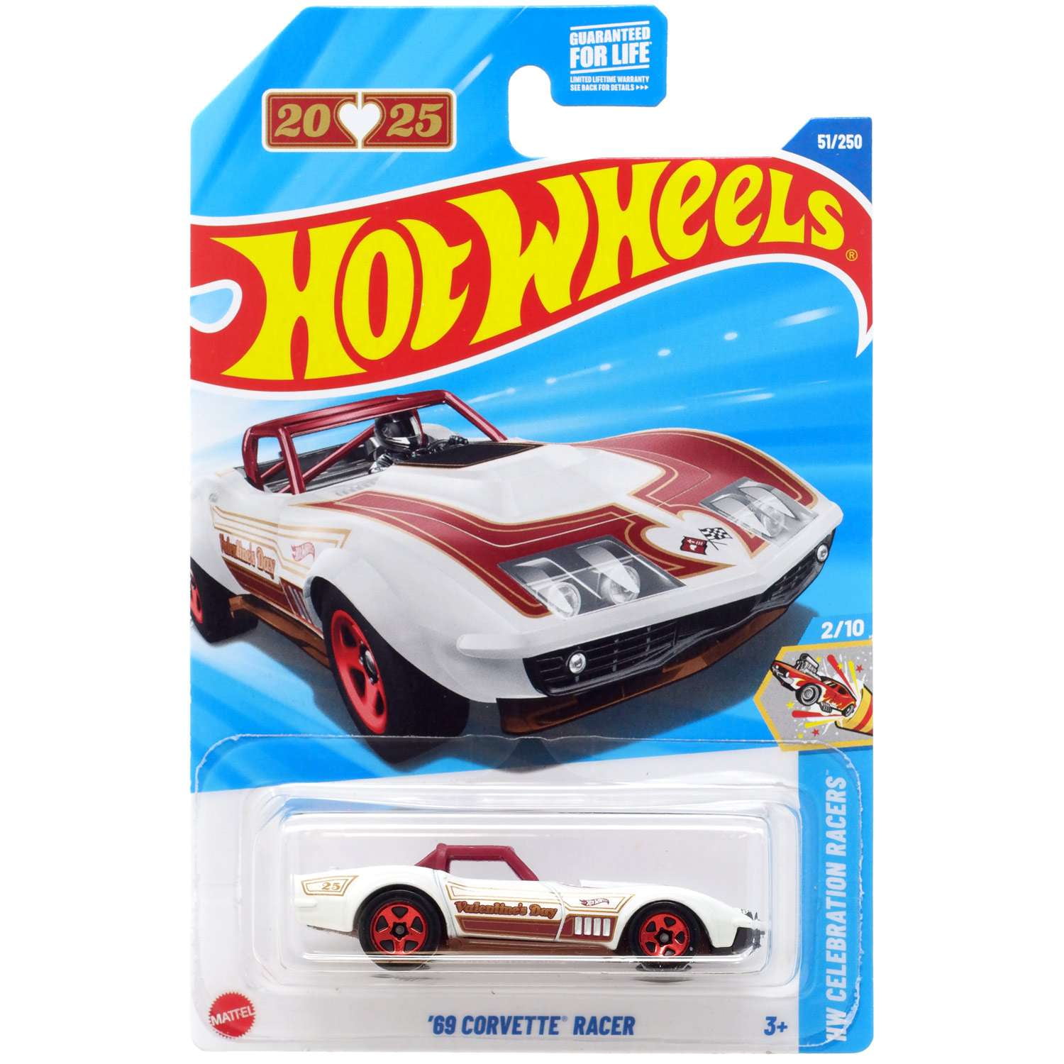 Hot Wheels '69 Corvette Racer - Valentine's Day 2025 - Celebration
