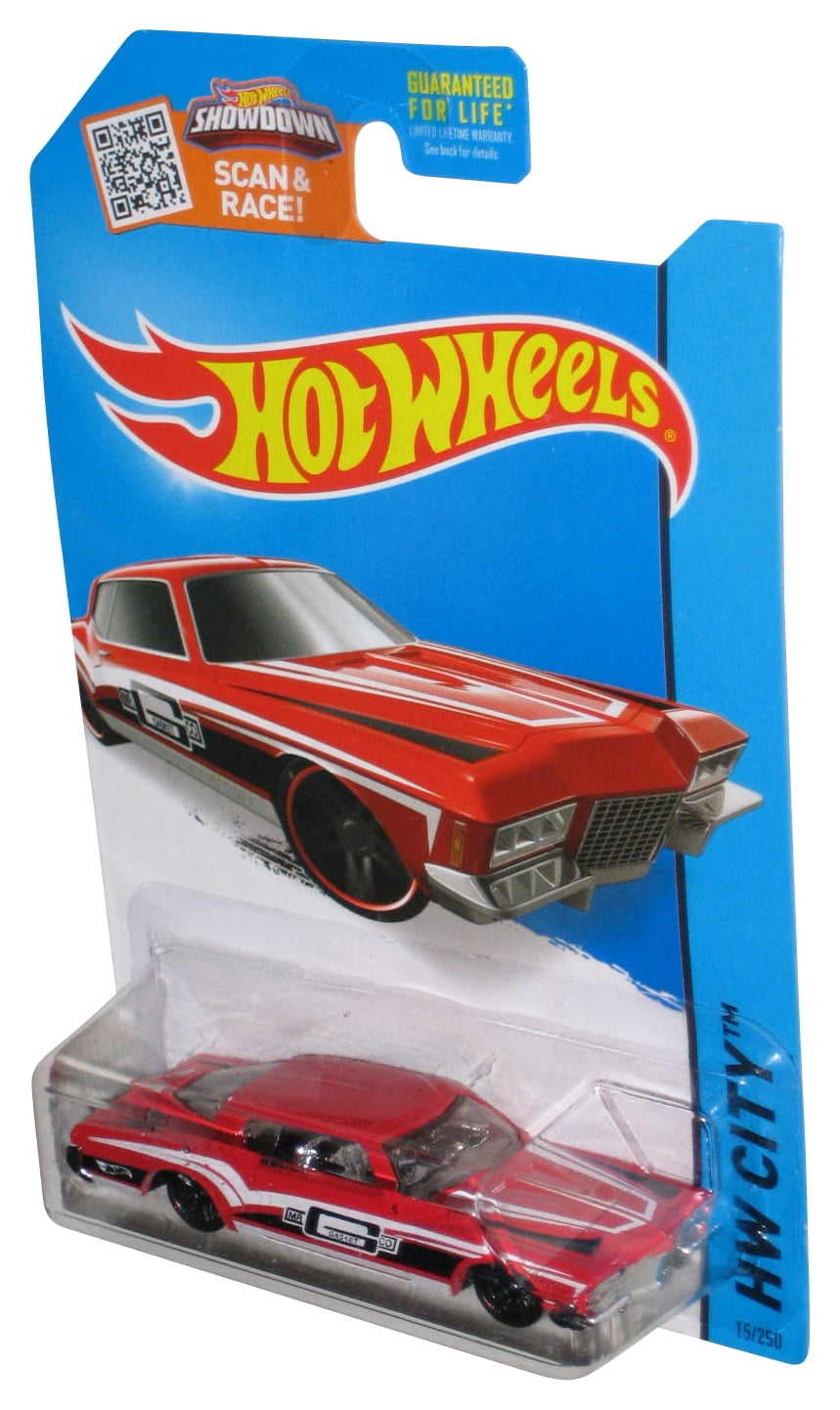 Hot Wheels HW City 1971 Buick Riviera (2013) Red Die-Cast Toy Car