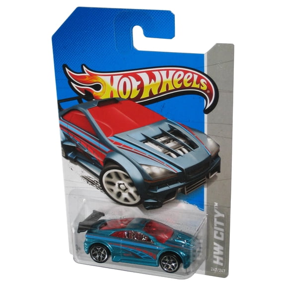 Hot Wheels HW City (2012) Asphalt Assault Blue Toy Car 247/247