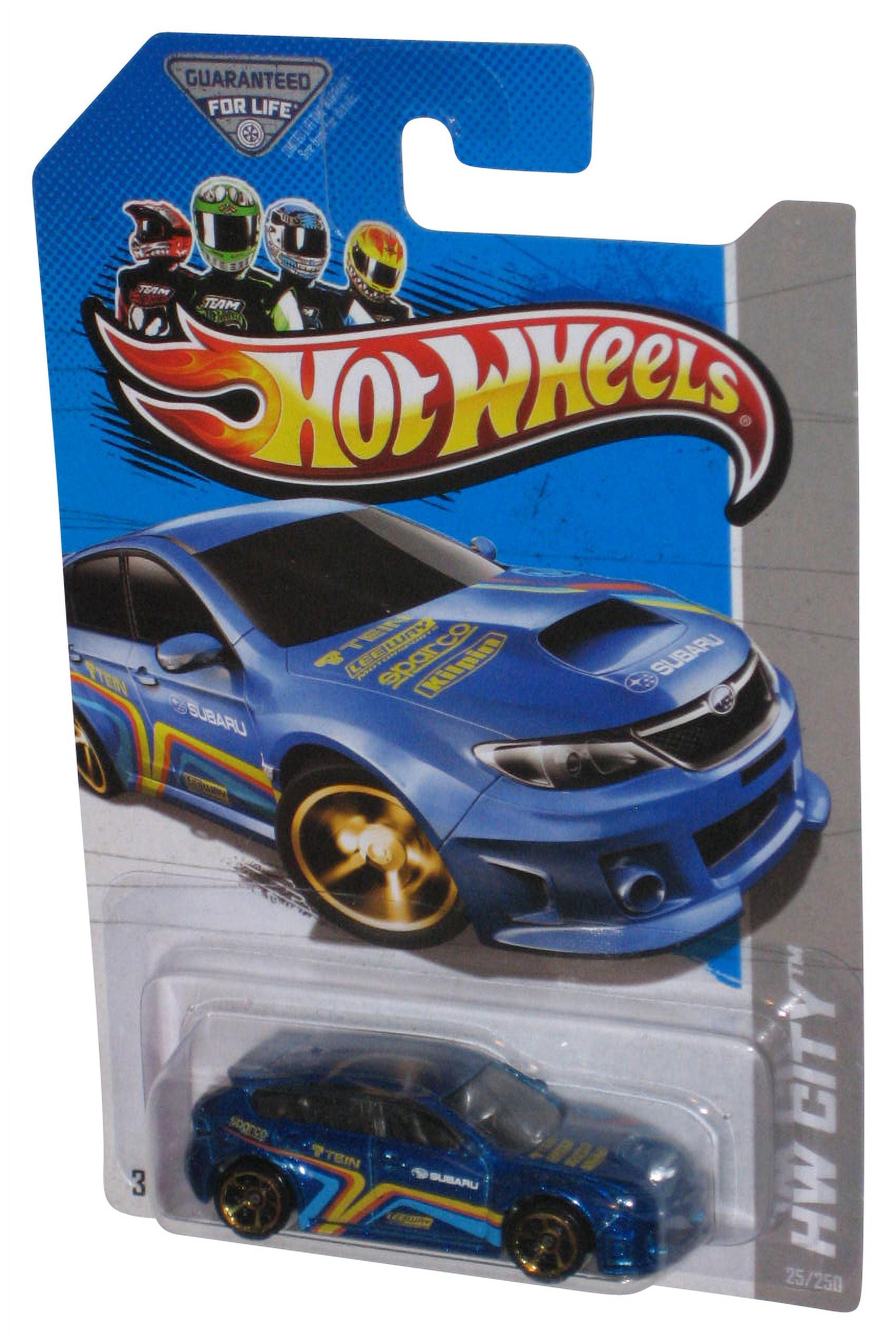 Hot Wheels HW City (2012) Blue Subaru WRX STI Die-Cast Toy Car 25/250