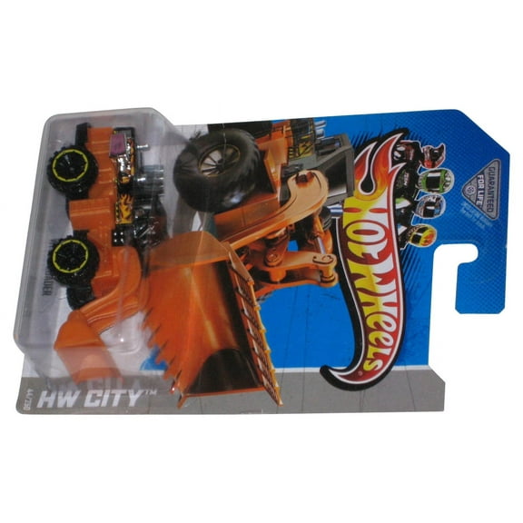 Hot Wheels HW City (2012) Orange Wheel Loader Toy Vehicle 44/250