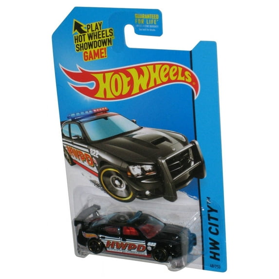 Hot Wheels HW City (2013) Black Dodge Charger Drift Toy Car 48/250