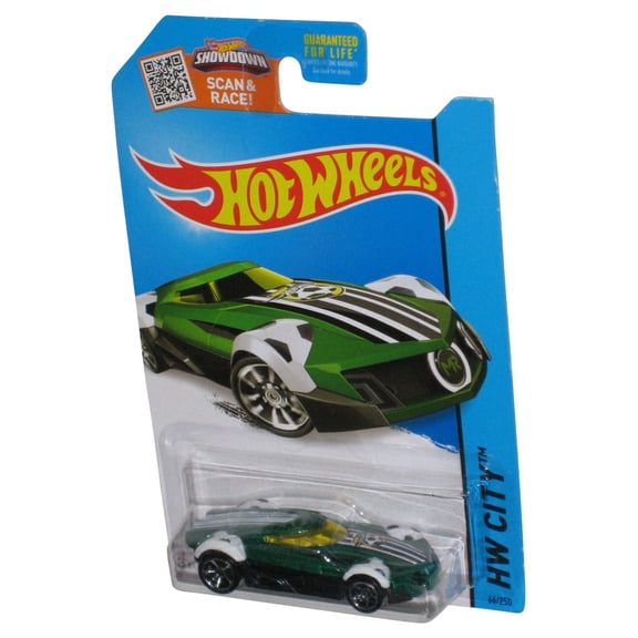 Hot Wheels HW City (2013) Green MR11 Die-Cast Toy Car 66/250