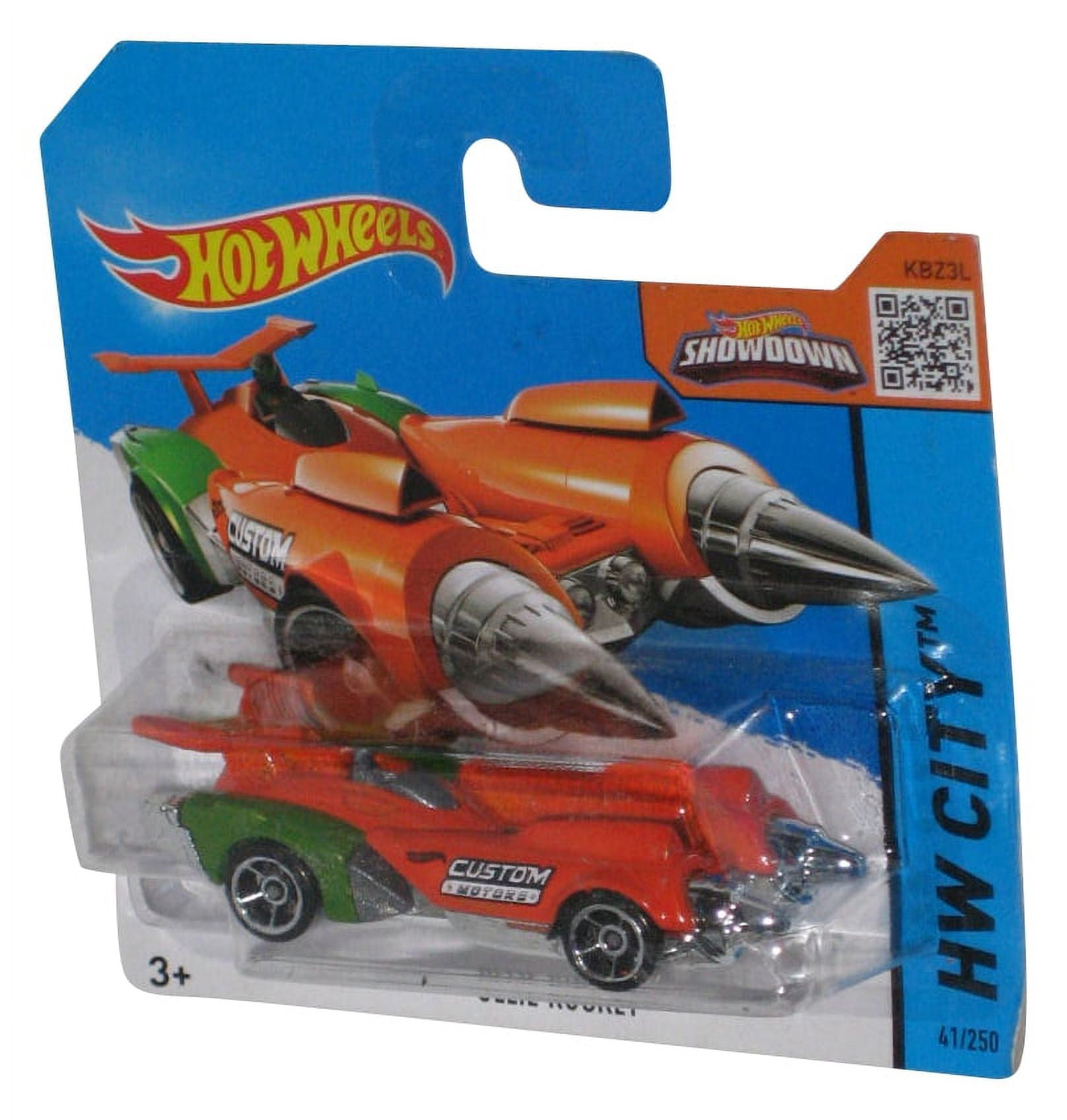 Hot Wheels HW City 2013 Orange Ollie Rocket Showdown Short Card Toy Car 41 250
