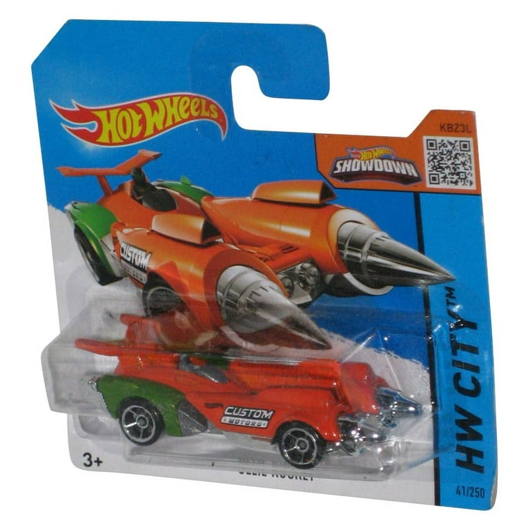 Hot Wheels HW City (2013) Orange Ollie Rocket Showdown Short Card