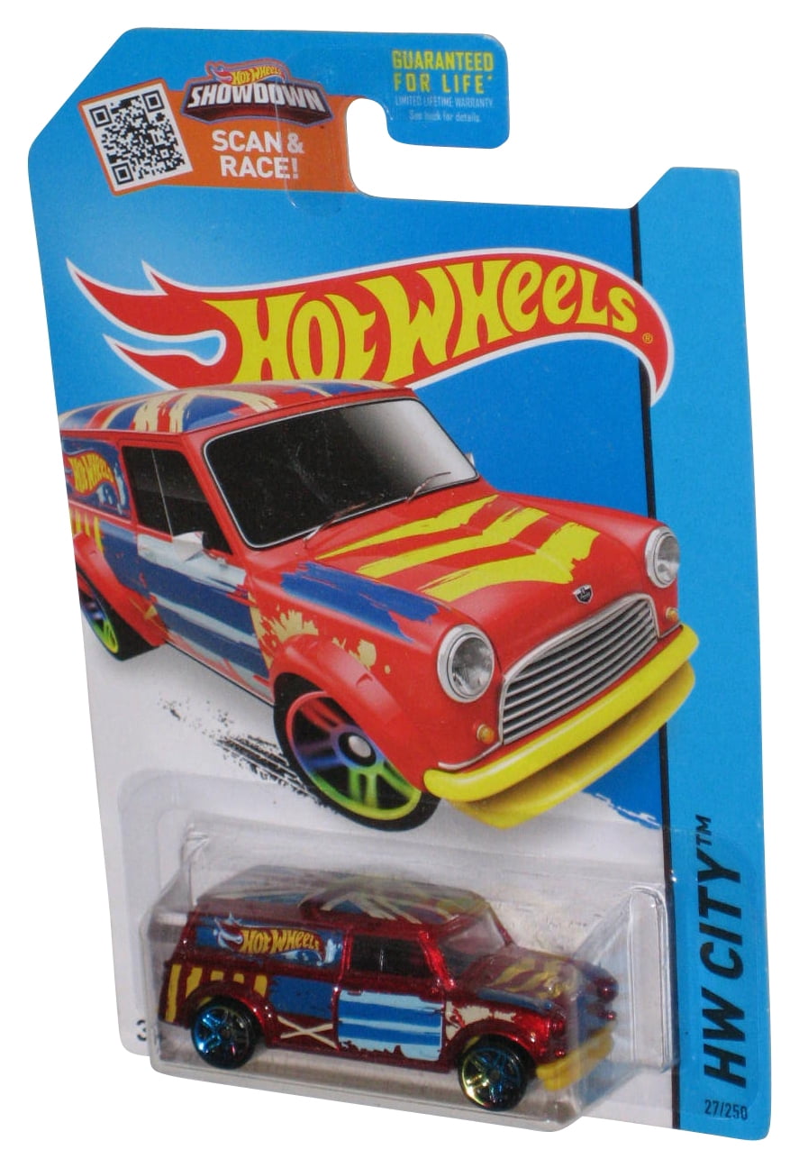 Hot Wheels HW City (2013) Red '67 Austin Mini Van Toy 27/250