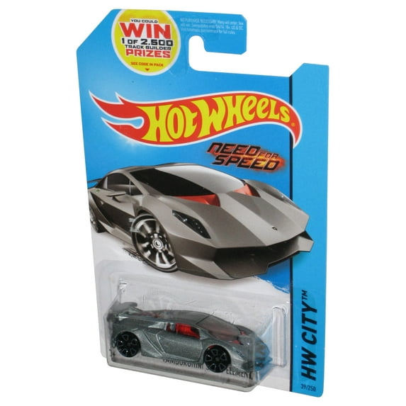 Hot Wheels HW City (2013) Silver Lamborghini Sesto Elemento Need For Speed Car 39/250