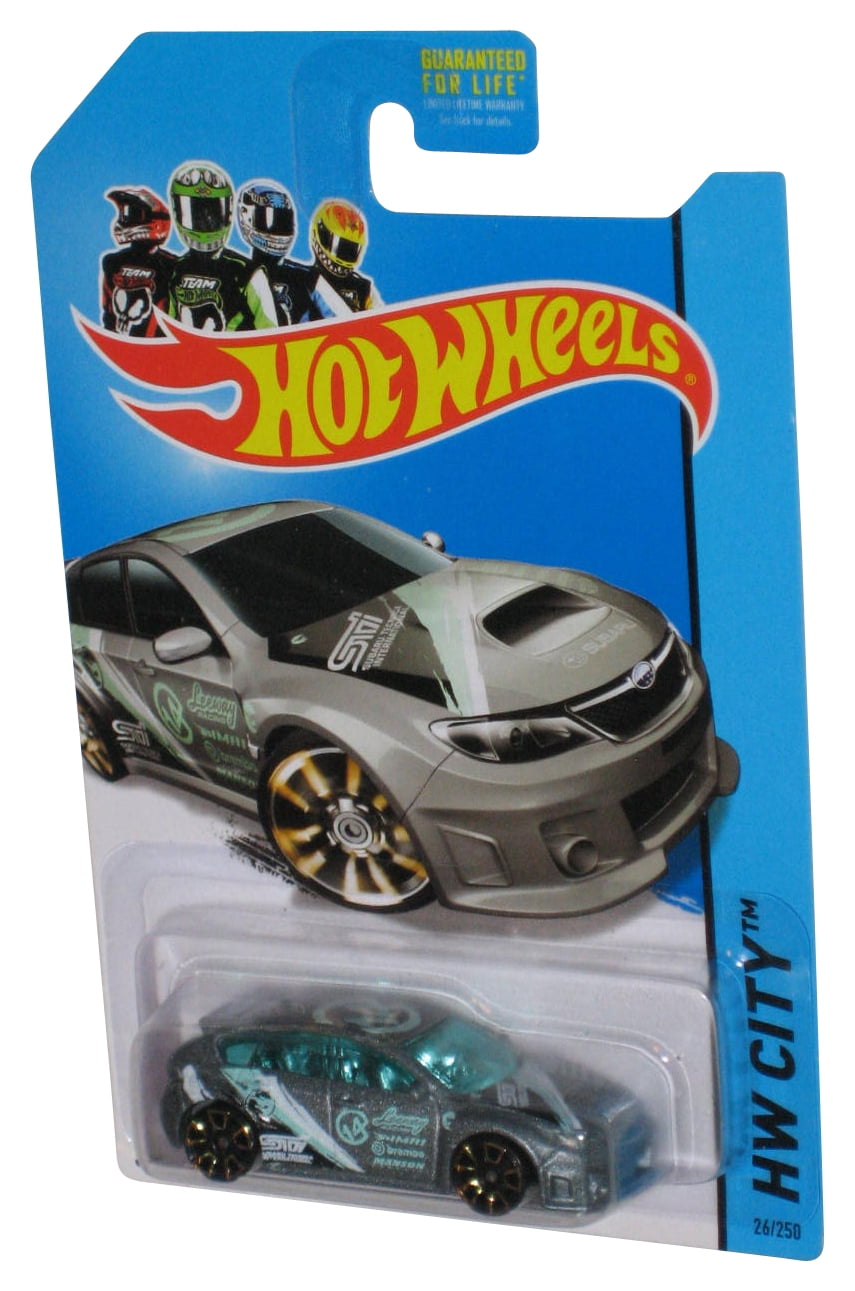 Hot Wheels Subaru WRX STI 2013輸入品 Hot Wheels HW City (2013) Silver Subaru WRX STI Die-Cast Car 26